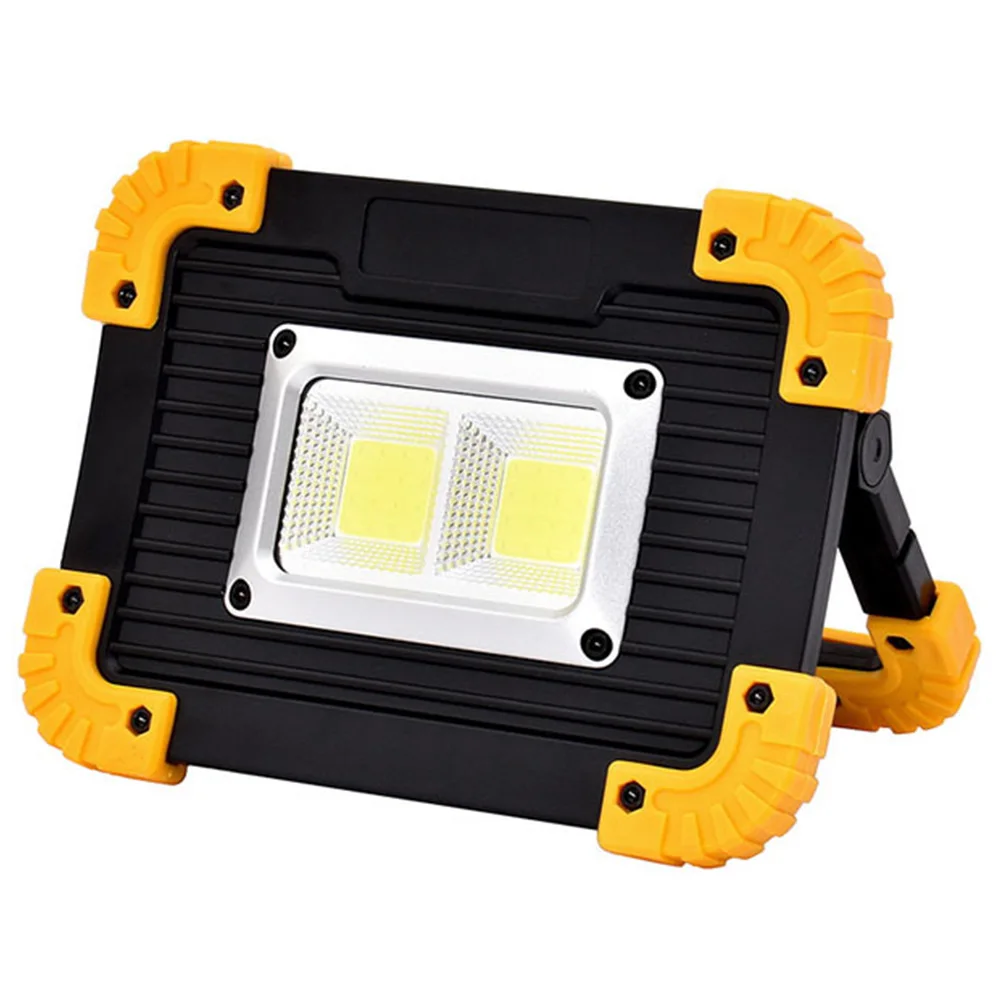 20W COB Waterproof Portable Spotlight Outdoor LED Work Light Car Repairing Camping Hiking Power Bank Security Fishing Emergency