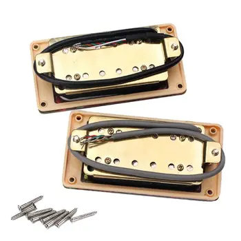 

2Pcs Guitar Pickups Ceramic Magnets Electric Double Coil Humbucker Pickups L9BD