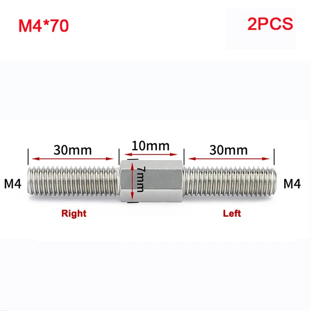 M4x70mm-2pcs
