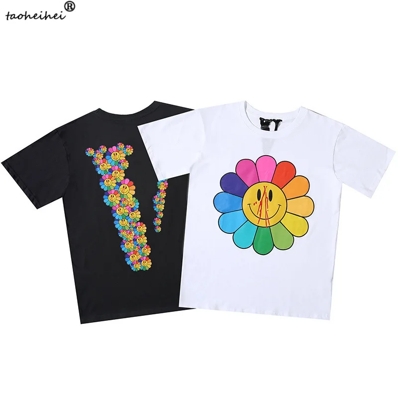 VLONE Sun Flower Smiley Face Shirt 1