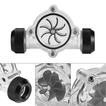 

Flow Meter Indicator 8 Impeller G1/4 Threaded Port PC Water Cooling System Flow Meter Indicator GDeals