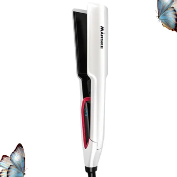 

1PC Digital Display Hair Straightener Dual-use Ceramic Plate Hair Curler Electric Marcel Waver Hair Styling Tool with US Plug (W