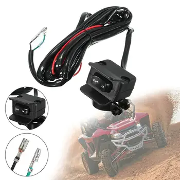 

3 Meter Winch Rocker Switch For Motorcycle ATV/UTV Winch Rocker Switch Handlebar Control Line Warn Switch Connectors Accessories
