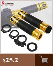 7/8 ''22 мм руль мотоцикла с ЧПУ ручки заканчивается стороны крышки для SUZUKI GSX750 GSX1000 GSX1250 GSX1400 GSX650F GSXR GSF650