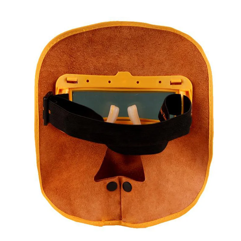 Желтая защитная маска пескоструйная крышка Пыленепроницаемая краска Промышленная пыль полная лицевая Шлифовальная головка защитая шаль шапка-маска DFS-3