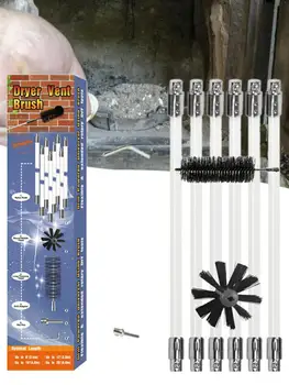 Ceny Szczotka Do Rur Kominkowych Szczotka Szczelinowa Szczotka Do Czyszczenia Narożników Kominki Szczotka Do Czyszczenia ścian Wewnętrznych Akcesoria Do Kominów