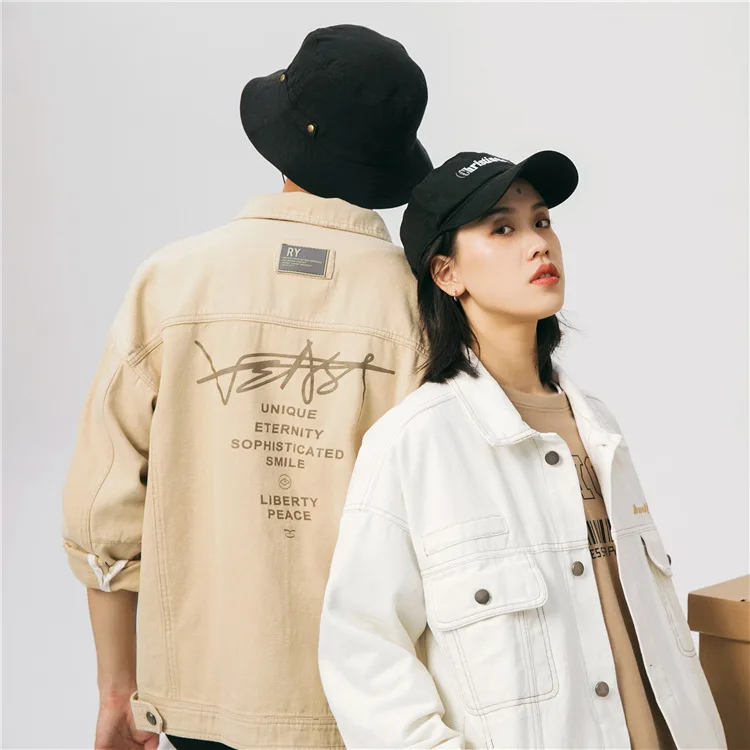 

Northern Boundary Men'S Wear 2020 Spring New Style Trend Printed Retro Jacket Men's Loose-Fit Casual Coat Popular Brand Tops