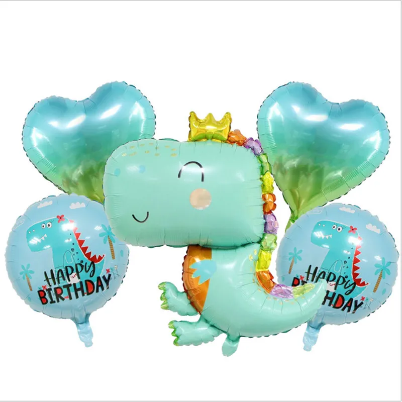 Большой динозавр воздушный шар детский день рождения украшение Baby Shower