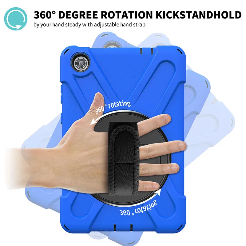 Lenovo tab m8 hd TB-8505X 8505f 8505n用の耐衝撃ケース,ハンド
