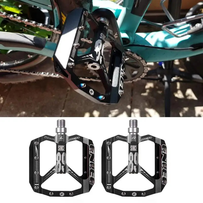 Алюминиевый сплав MTB дорожный велосипед педаль ультра-светильник горный велосипед Подшипник Педали ЧПУ езда педали части+ противоскользящая безопасная стабильность