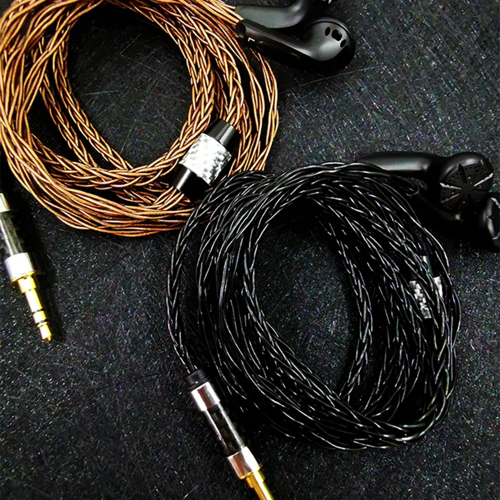 Fone de Ouvido Banhado a Prata Fidelidade com 8 Fengru Artesanal Berílio Diafragma Plana Alta Strand Ofc Cabo Portátil 130 Ohm - Image 3