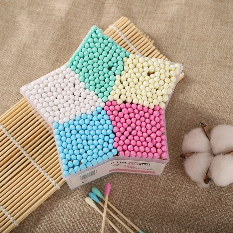 500PCS/SET Baby Cotton Swab Stick Head Ear Buds Cleaning Tools New Hot Selling Cosmetic Makeup