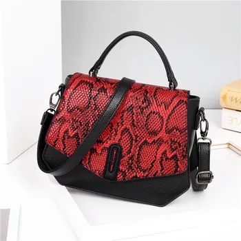 

Fashion Women Alligator PU Leather Top Handle Handbag for Shoulder 2021 Flap Crossbody Hand Bags Large Capacity Female Totes New