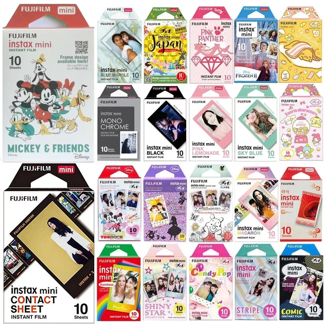 Fujifilm Instax Mini Film. Instant Film Glossy, 10 Sheets. for Fujifilm Instax  Mini 40, 11, 12, 9, 7s, 8, 70, 90, Leica Sofort. Mini Film. 