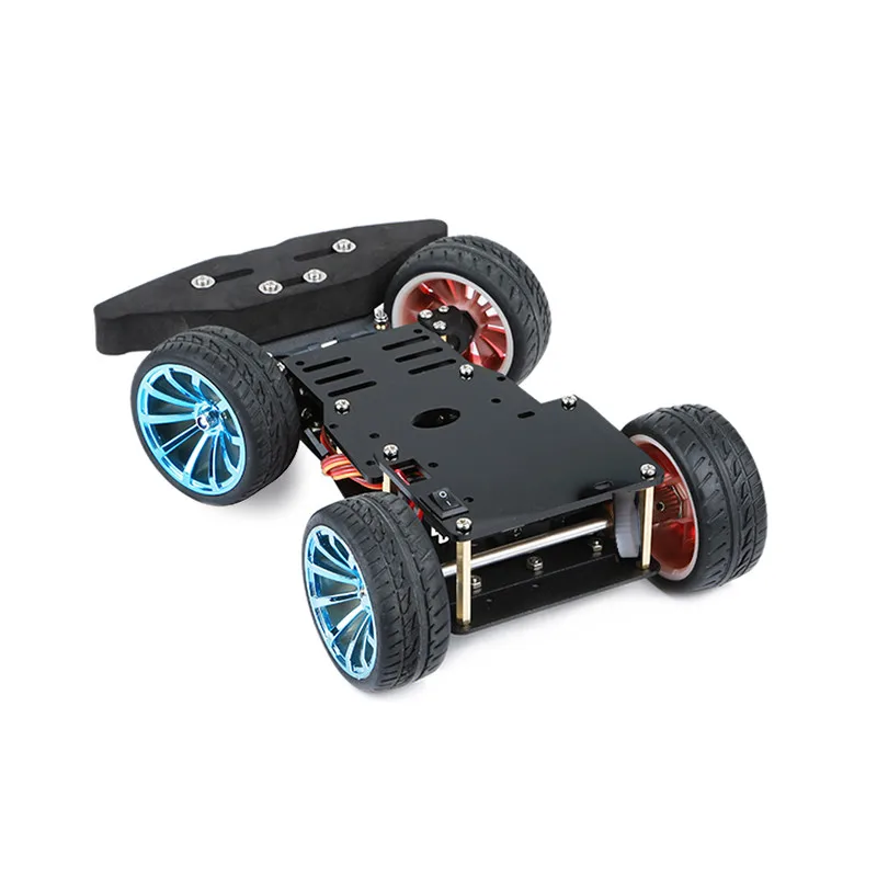 95mm Dia RC Toy Platform Kit DIY 4WD Smart Car Robot Chassis Wheel Tyre 