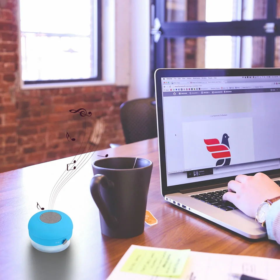 Портативная Bluetooth колонка беспроводная водонепроницаемая душевая Колонка s для