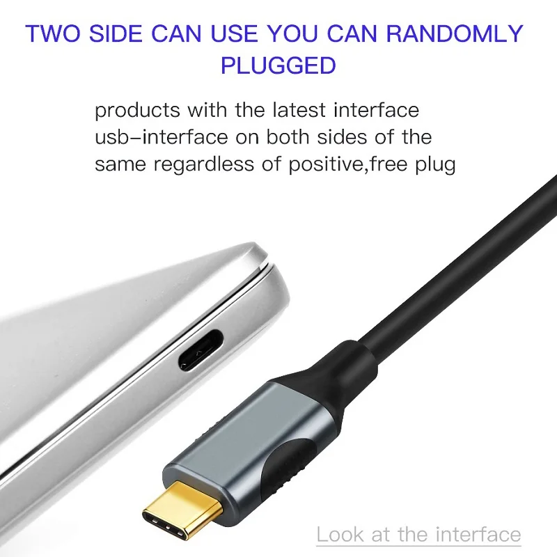 Usb c hdmi кабель 4K type c к hdmi адаптер Thunderbolt 3 для huawei mate 30 Pro MacBook Pro Galaxy S10 адаптер usb type-C HDMI