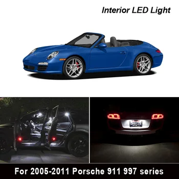 

12X Canbus Error free LED lamp Interior dome bulb Light Kit For Porsche for 911 997 series (2005-2011)