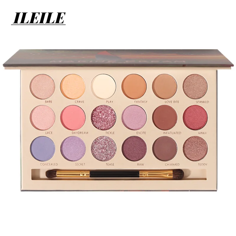 

BEAUTY GLAZED NEON Eyeshadow Palette Holographic Shiny Matte Glitter Pigment Eye Shadow Pallete Metallic Diamond Makeup Palette