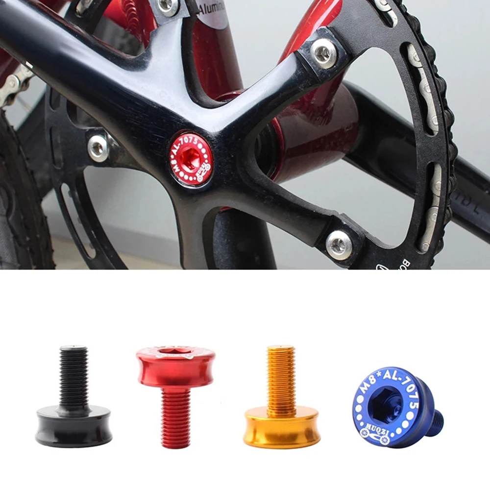 2Pcs M8 Square Hole Sealed Waterproof Crankset Screw MTB Folding Bike Bottom Bracket Bolts bicycle bottom bracket bicycle bottom bracket adapter bicycle bottom brackets adapter