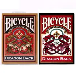 Велосипед Дракон обратно Игральные карты Красный/Золотой колода Стандартный покер волшебные карты игры фокусы реквизит для