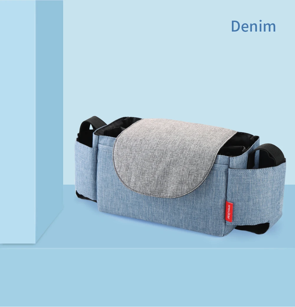 Baby Stroller Organizer Bag Mummy Diaper Accessories Carriage Large Capacity Outdoor Travel Nappy Cup Holder Stroller Wagon Bag baby stroller accessories outdoor