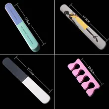 8 шт. профессиональный маникюрный набор, длинные пилочки для ногтей, кисть для ногтей, набор инструментов для красоты JS11