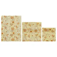 3 шт. Мясник из органической хлопчатобумажной ткани 3 разных размера многоразовая пищевая обертка для кухни дома Кофейня