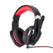 G9000 игровая гарнитура 3,5 мм светодиодный светильник наушники шумоподавление Микрофон Стерео ПК компьютер геймер ноутбук грот гарнитуры