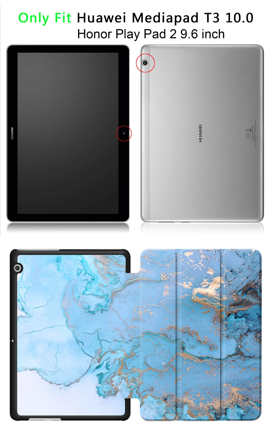Защитный чехол MTT для huawei MediaPad T3 10 AGS-L09/L03, тонкий флип-чехол из искусственной кожи для huawei T3 10 9,", чехол для планшета