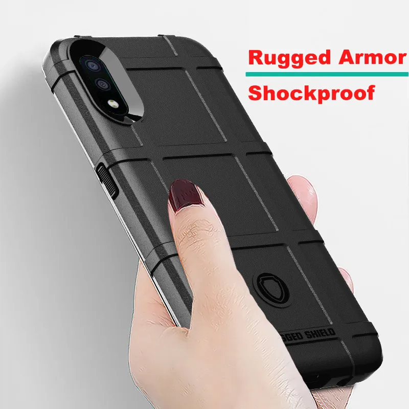 

New 2020 For Samsung Galaxy A01 Case Rugged Armor Shockproof Cover For Samsung Galaxy A01 Soft Silicon Button Protection