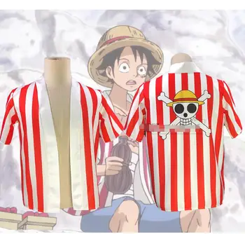 

Japanese Anime ONE PIECE Monkey D. Luffy Cosplay Costume Custom Made Luffy Daily Suit