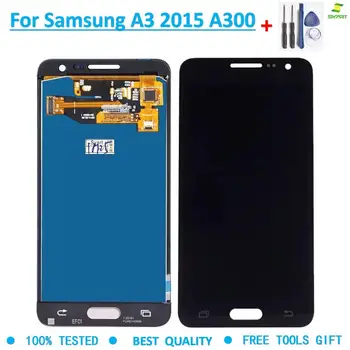 

AMOLED LCD For SAMSUNG Galaxy A3 2015 Display FOR A300 A3000 A300H A300F A300M LCD Touch Screen Glass Digitizer Replacement Part