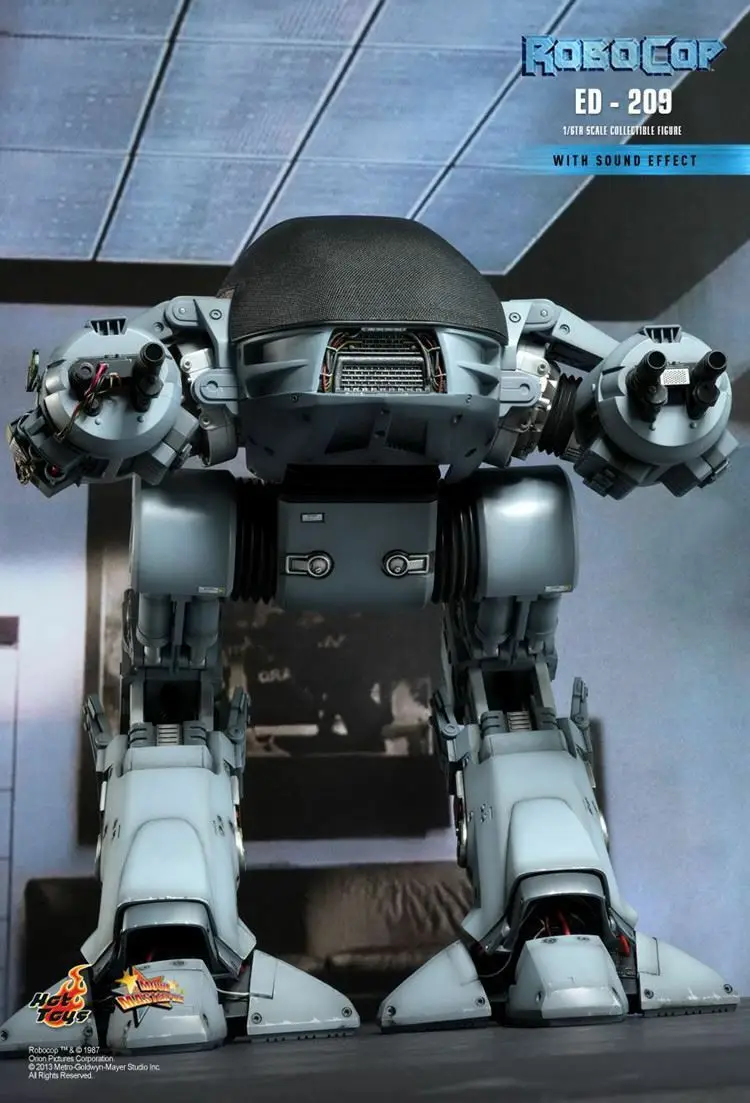 

1/6 HOT TOYS ROBOCOP ED-209 ED209 MMS204 FIGURE ROBOT In Stock Very Rare