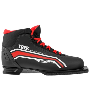 

Ski boots TRACK Soul NN75 IR, black color, logo red