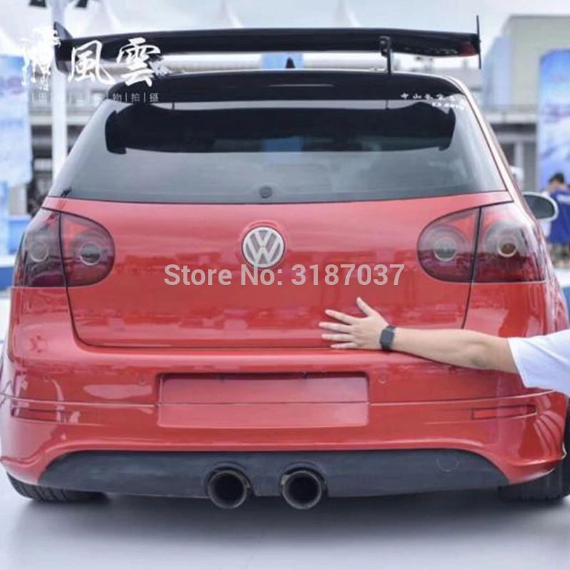 Чехол для багажника Volkswagen Golf MK 4 5 6 7 2008 2018 из углеродного волокна задний спойлер
