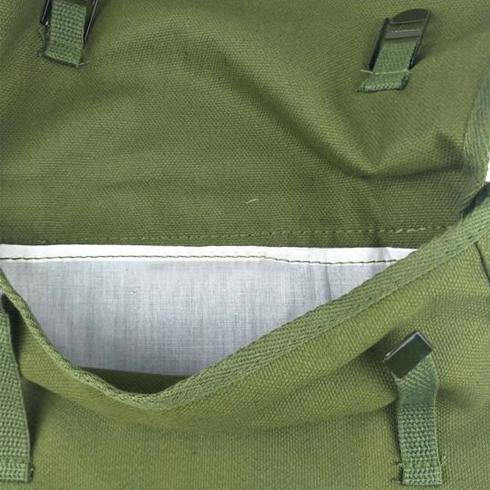 Vintage Canvas Bag Old Fashioned Small Messenger Pouch Military Satchel 5