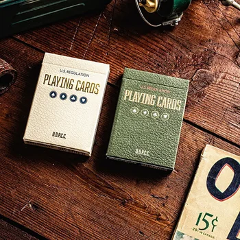 

Vintage Plaid Playing Cards 88*63mm Paper Magic Category Poker Cards for Professional Magician