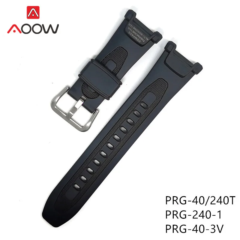 Cinturino in resina Cinturino per Casio PRO TREK Pathfinder Orologio PRG  40T PRG 240 1 240T Degli Uomini di Sport All'aperto di Gomma Sostituire Del  Braccialetto Della Cinghia|Watchbands| - AliExpress