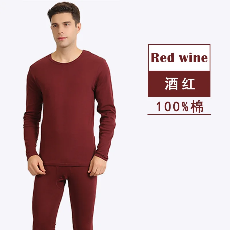 man Warm suit Женское термобелье, кальсоны, женское термо нижнее белье с круглым вырезом, одноцветные, теплые, с длинным рукавом, плотные, зимние, для сна, M L XL XXL XXXL - Цвет: man Warm suit