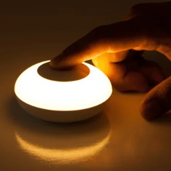 

Touch Control Kids Bedroom LED Night Light Rechargeable Dimmable Eye Protection Fast Wireless Charging Pad Table Lamp Travel