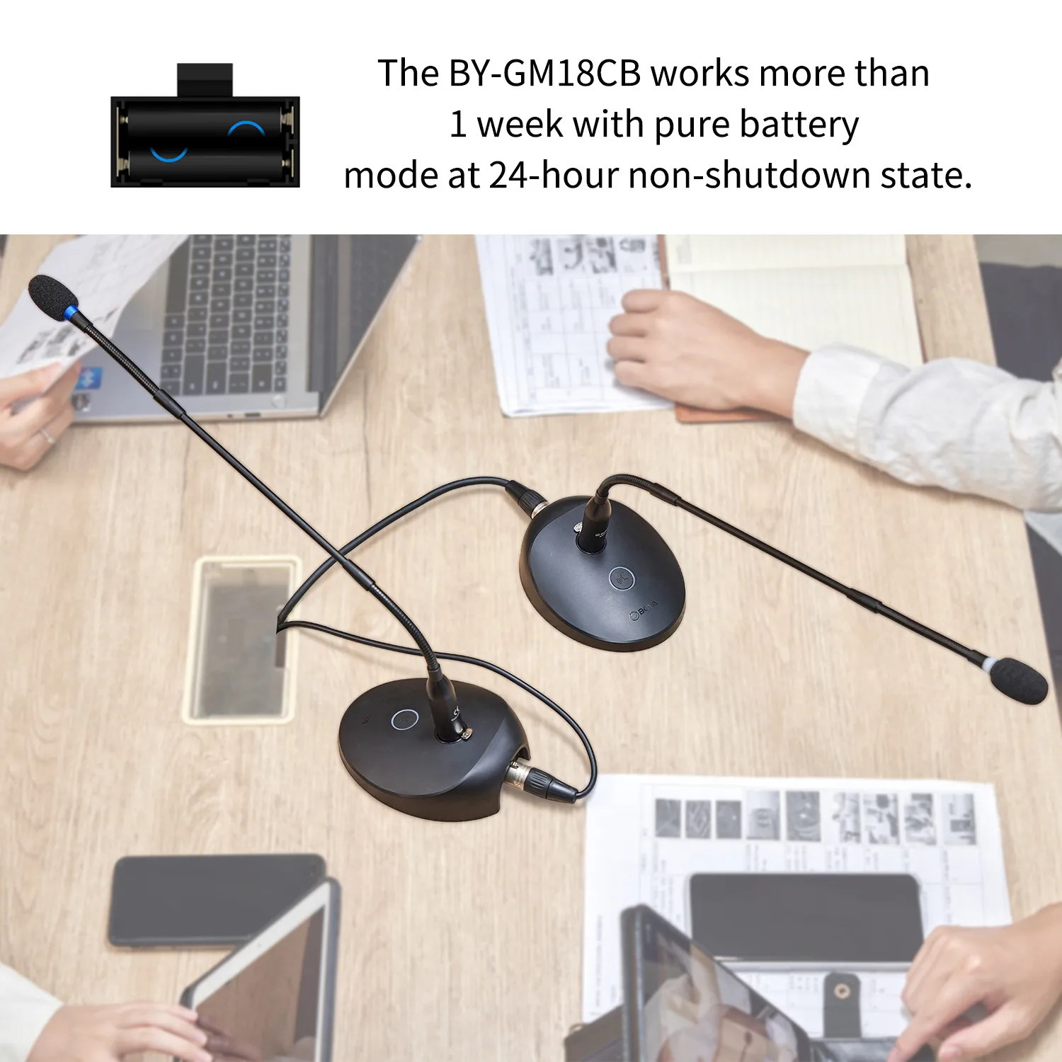 BOYA BY-GM18CB اجتماع ميكروفون مكبر صوت للمؤتمرات...