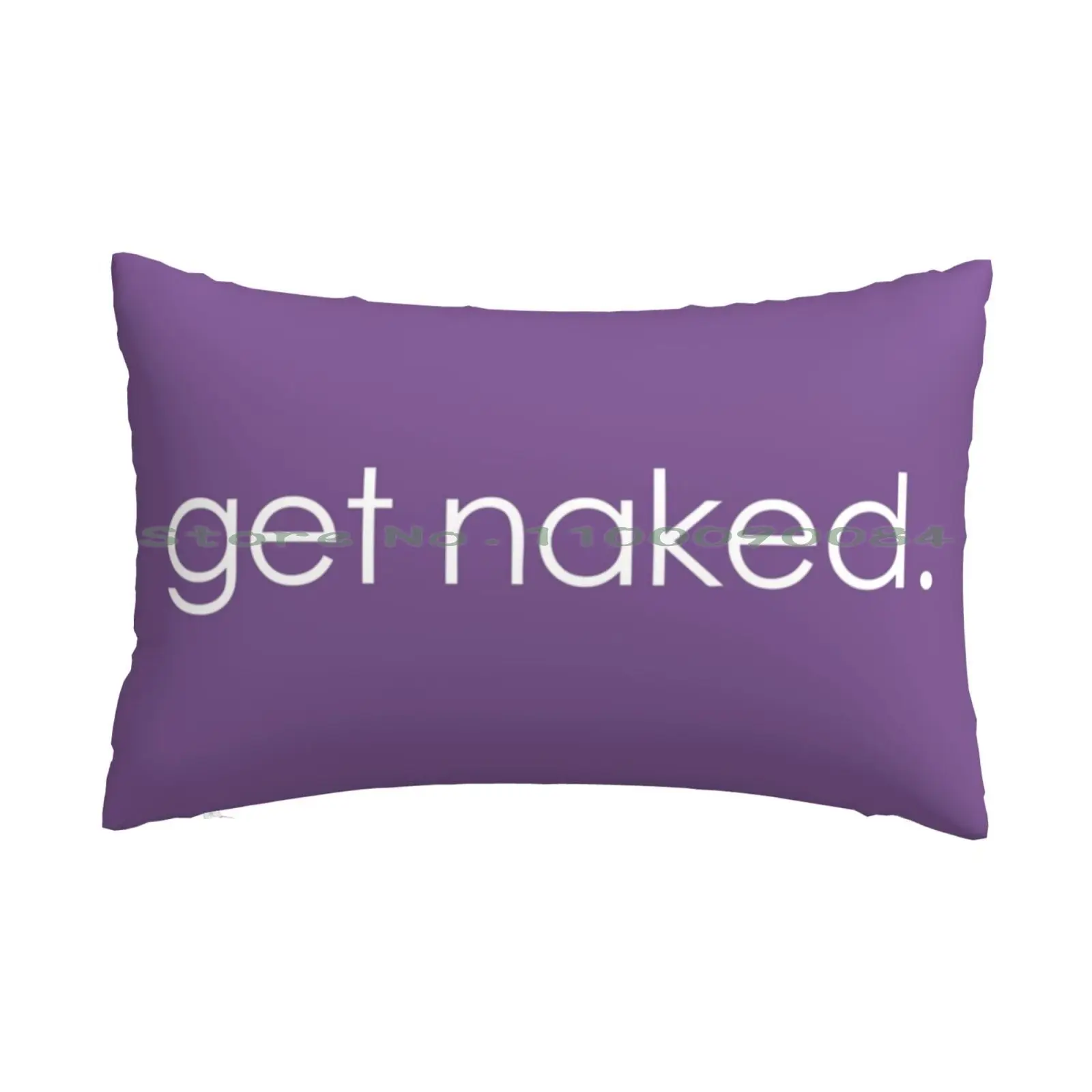 

Get Pillow Case 20x30 50*75 Sofa Bedroom Get Funny Humor Meme Bathroom Showering Simple Modern Typography Lavender Violet Dark