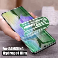 Hydrogel Film Für Samsung J8 J6 Plus 2018 A71 A70 A51 A50 A40 A30 A20 A10 Hinweis 20 10 S20 ultra S10 Plus S10e Screen Protector
