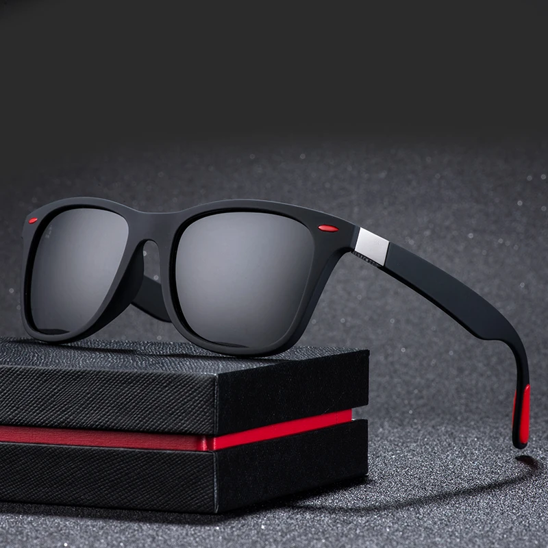 Classic Polarized Sunglasses Men Women Brand Design Driving Square Frame Sun Glasses Male Goggle UV400 Gafas De Sol_voghion.com