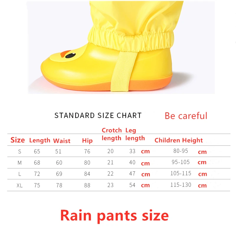 Детские непромокаемые штаны в Корейском стиле для мальчиков и девочек, непромокаемые штаны для детей, могут быть оснащены плащами