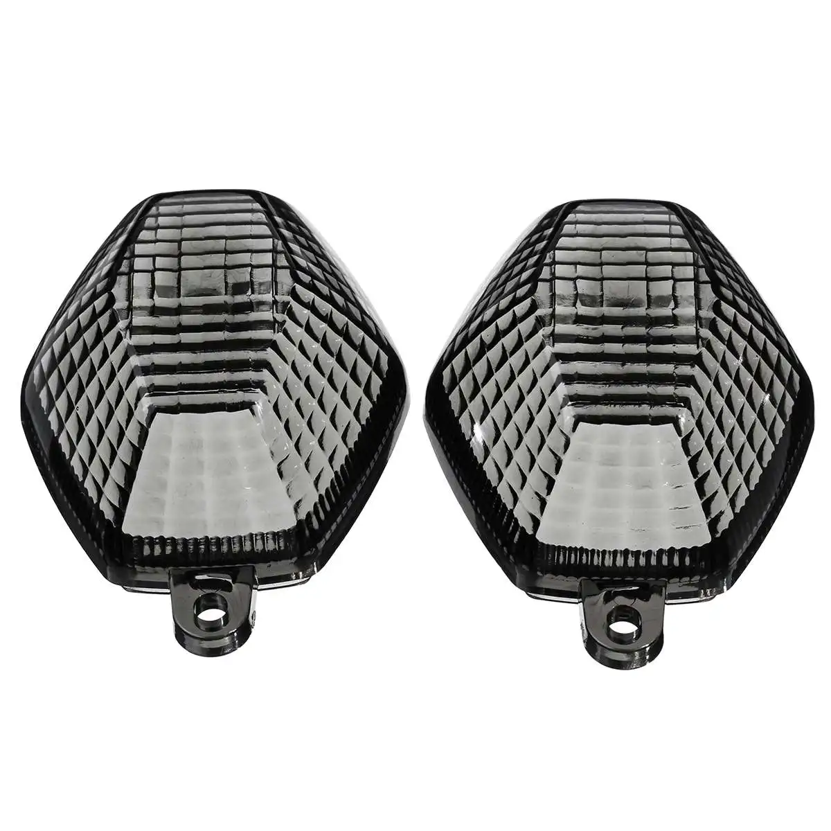 Smoke 2X Motorcycle Front Rear Turn Signal Indicator Light Lamp Lens Cover For SUZUKI DL650 V-Strom 2004-2011 DL1000 2006-2012 DL650 - Цвет: Smoke