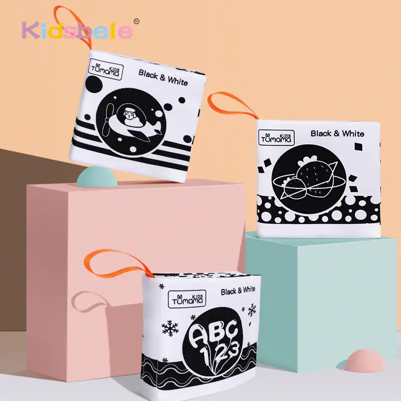 black and white infant toys