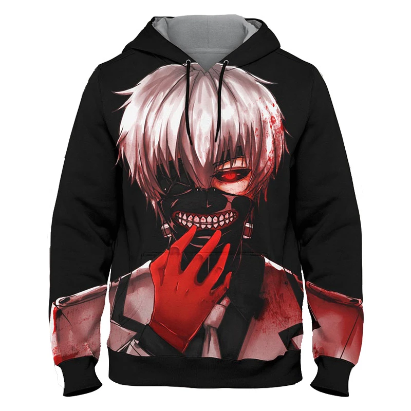 アニメパーカー東京グール漂白 3d プリントパーカーメンズ レディーススウェット秋冬ストリート原宿アニメトップス男の子のギフト Hoodies Sweatshirts Aliexpress