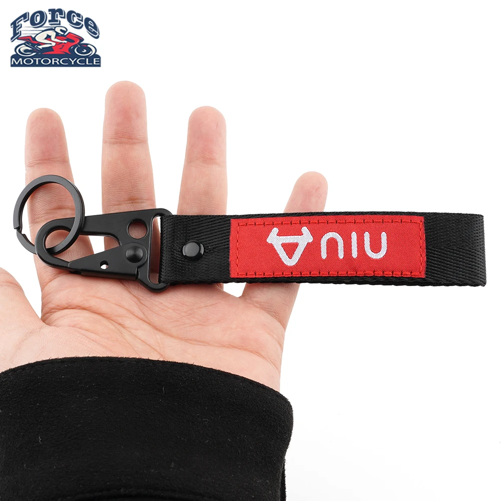 

For NIU N1 N1S M1 U1 M+ NGT Motorcycle Keyring Embroidery Key Chain Keychain